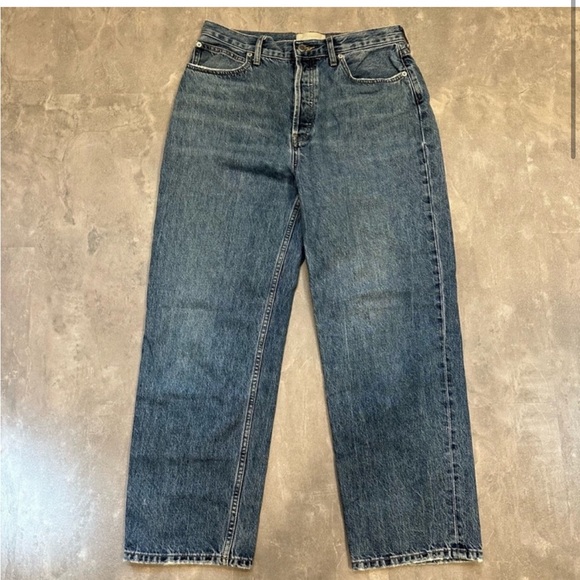 EVERLANE The Rigid Way High Jean Light Indigo Jeans Size 30 Regular - Picture 2 of 11